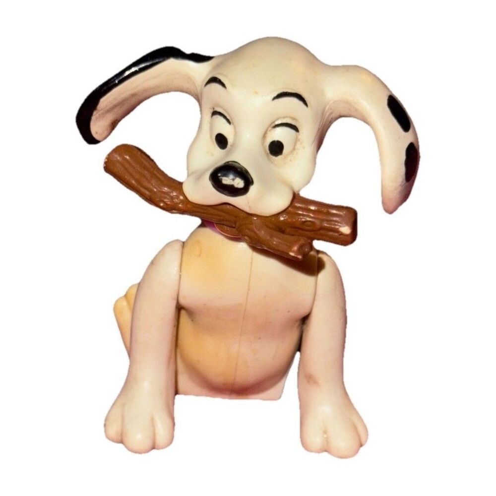 Disney Dalmatian Puppy Figurine with Stick Contemporary Collectible vintage